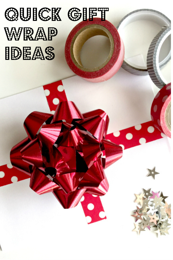 quick christmas gift wrap ideas